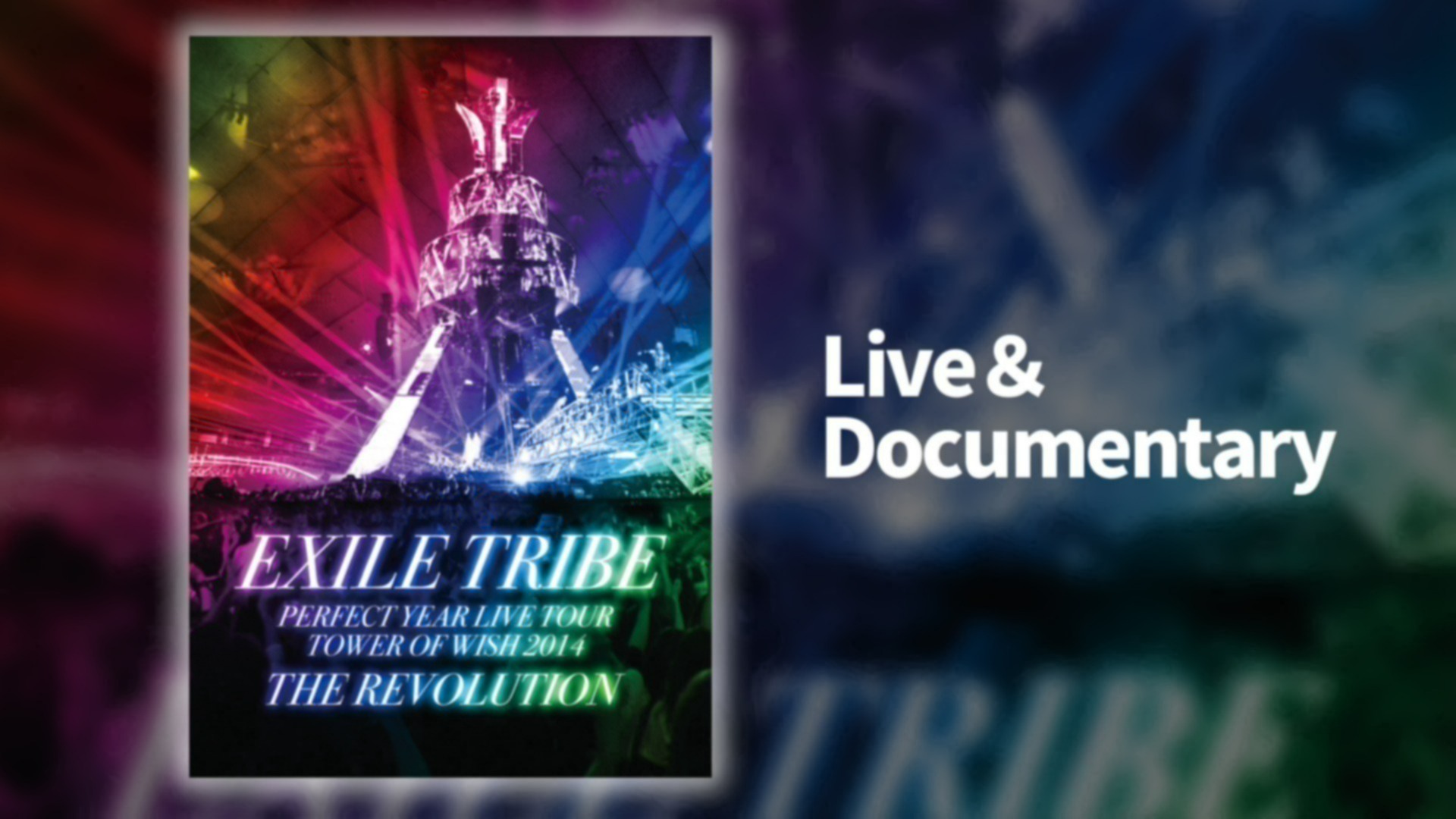 ドキュメンタリー EXILE EXILE TRIBE PERFECT YEAR LIVE TOUR TOWER OF WISH 2014 ～THE